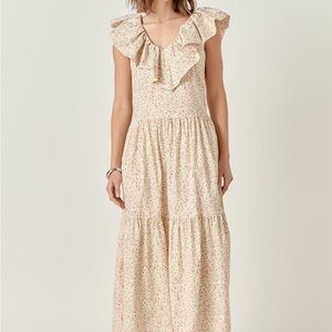 English Factory Floral Print Dress